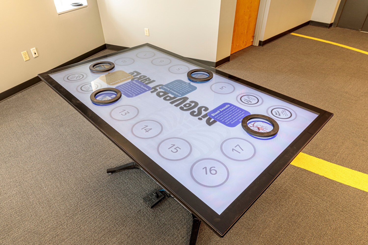 Byrnes Health Education Center Touch Table